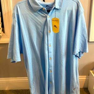Tommy Bahama light blue button down